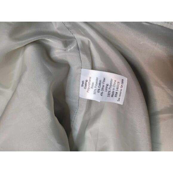 2739 LC‎ Lauren Conrad Faux Suede Mint Moto Jacket Women's 2XL - Picture 5 of 6